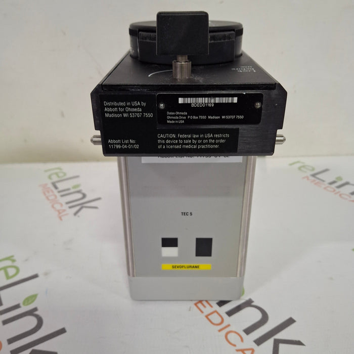 Datex-Ohmeda Sevotec 5 Sevoflurane Vaporizer