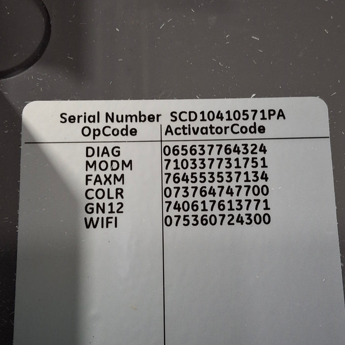 GE Healthcare MAC 5500 ECG without CAM Module