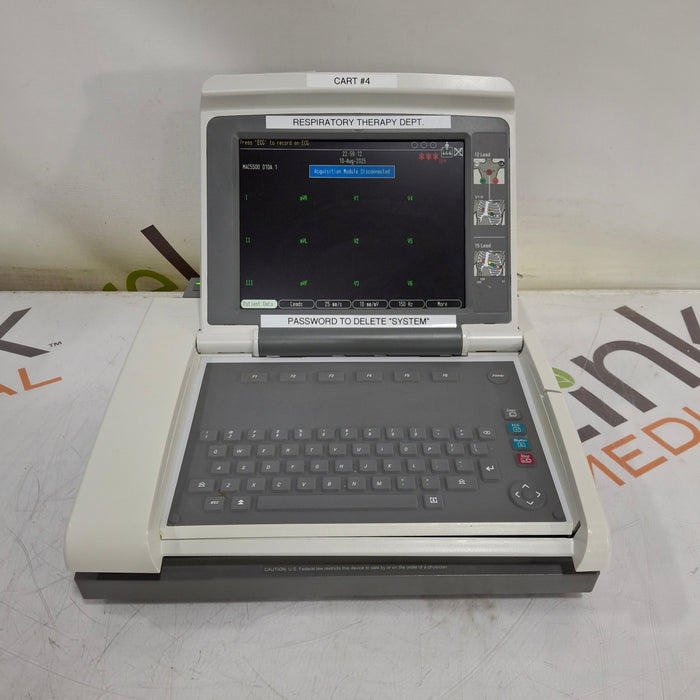 GE Healthcare GE Healthcare MAC 5500 ECG without CAM Module Cardiology reLink Online