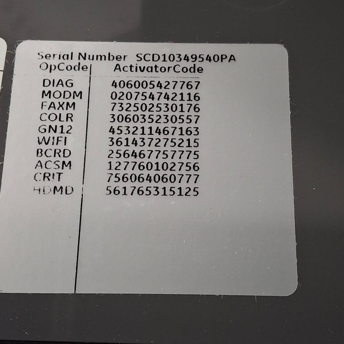 GE Healthcare MAC 5500 ECG without CAM Module