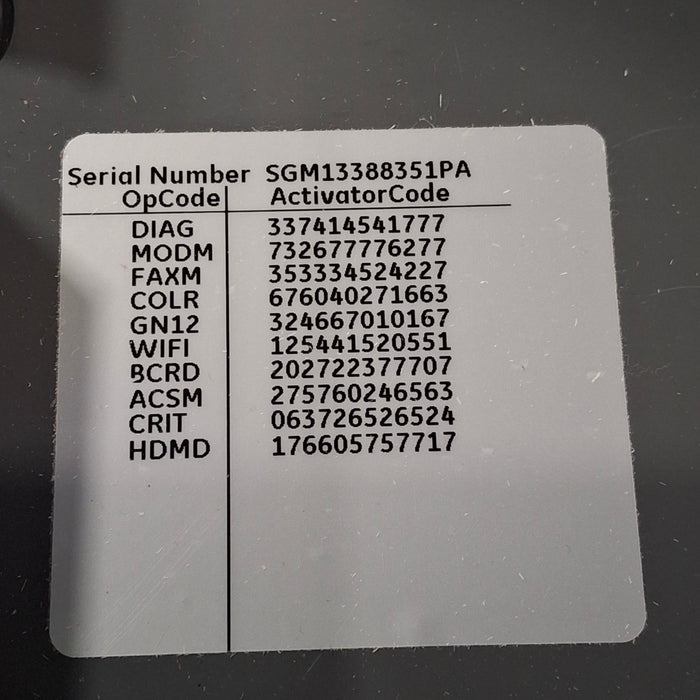 GE Healthcare MAC 5500 HD ECG without CAM Module