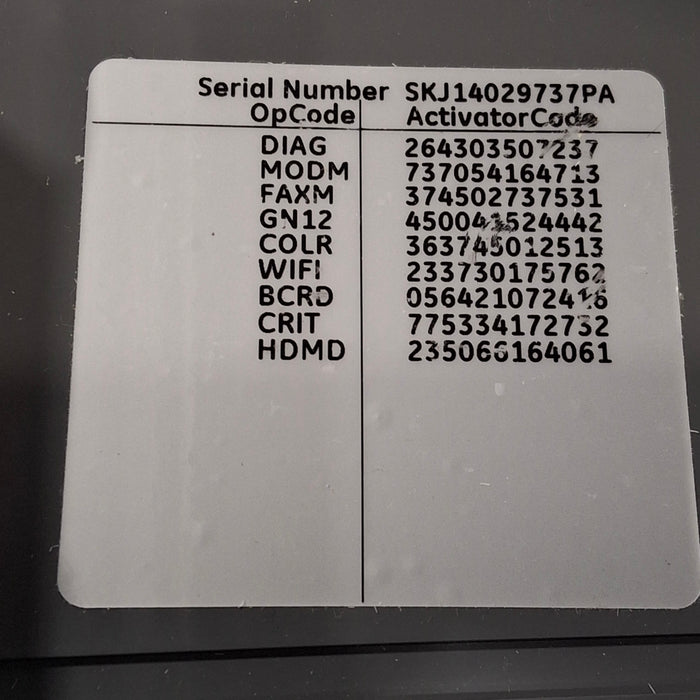 GE Healthcare MAC 5500 HD ECG without CAM Module