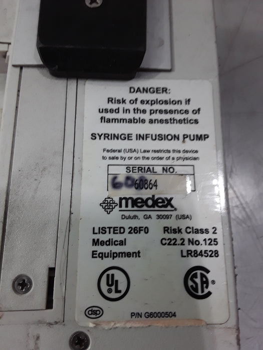 Smiths Medical Medfusion 2001 Syringe Infusion Pump