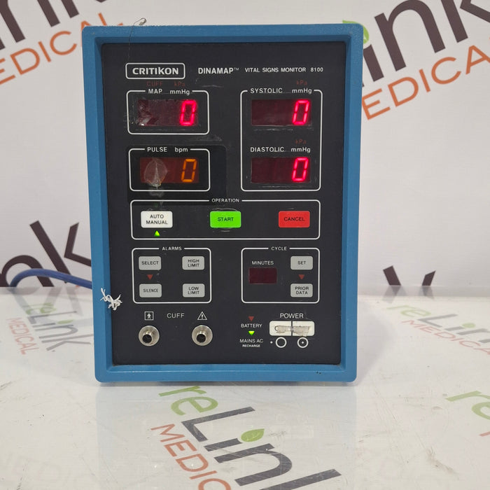 GE Healthcare Dinamap 8100 Vital Signs Monitor