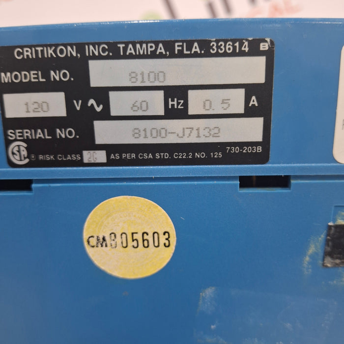 GE Healthcare Dinamap 8100 Vital Signs Monitor