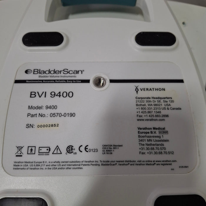 Verathon Medical, Inc BVI 9400 Bladderscan