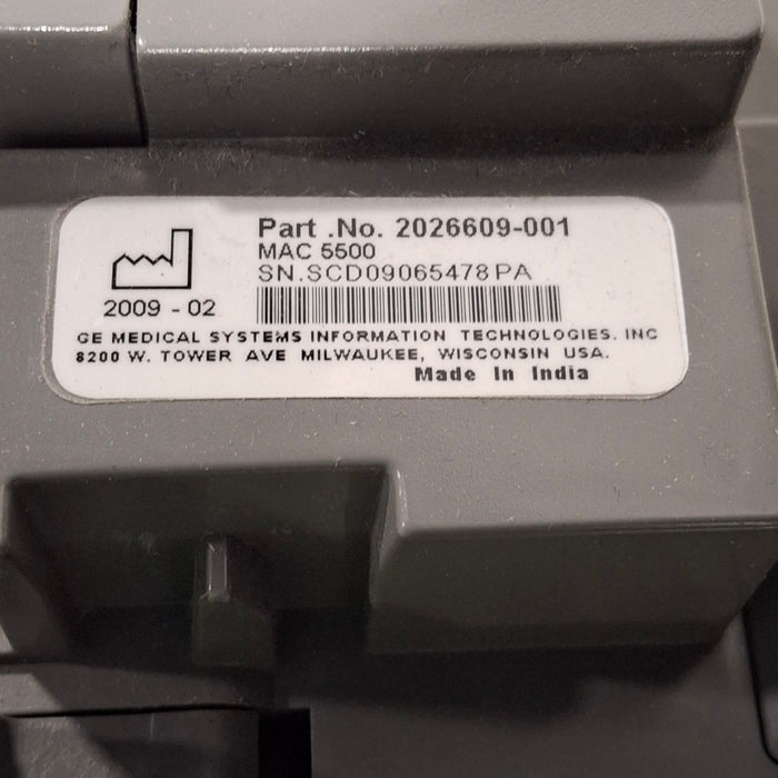 GE Healthcare MAC 5500 ECG without CAM Module