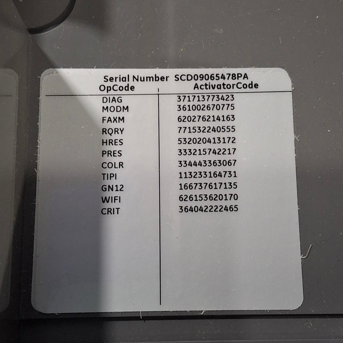 GE Healthcare MAC 5500 ECG without CAM Module