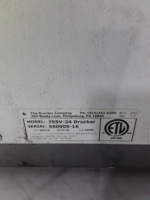 Drucker Diagnostics Horizon 755V-24 Centrifuge