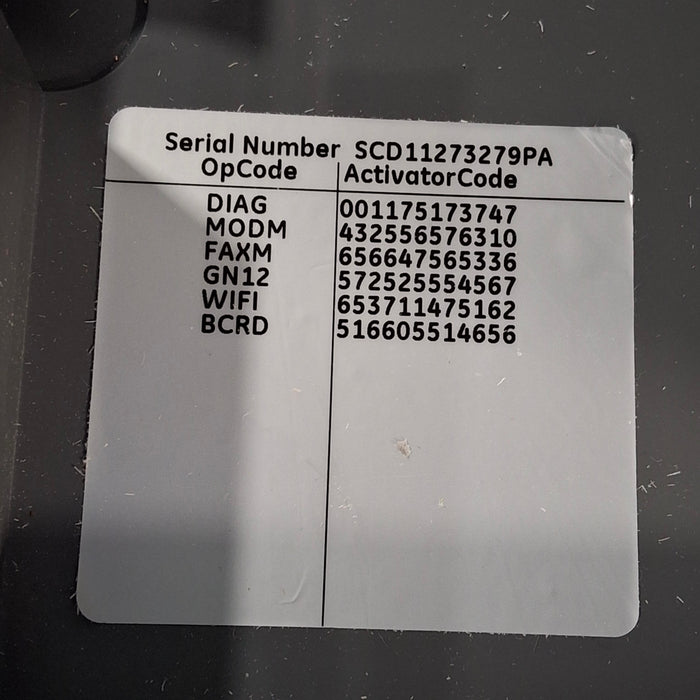 GE Healthcare MAC 5500 ECG without CAM Module