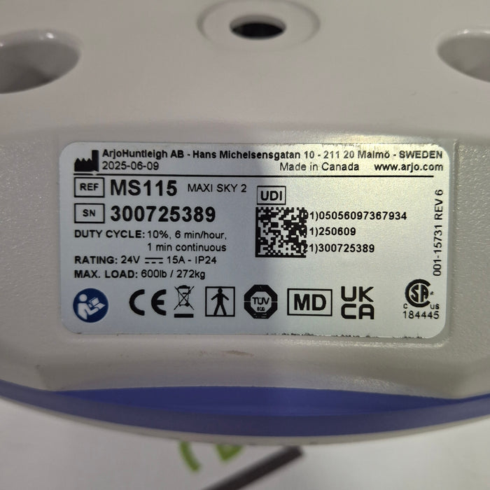 Arjo Maxi Sky 2 Digital Patient Ceiling Lift