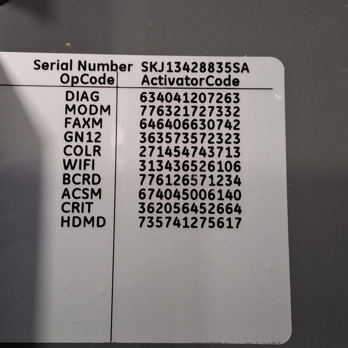 GE Healthcare MAC 5500 ECG without CAM Module