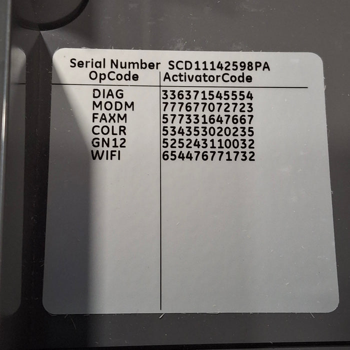 GE Healthcare MAC 5500 ECG without CAM Module