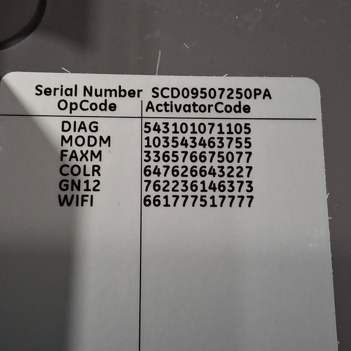 GE Healthcare MAC 5500 HD ECG without CAM Module