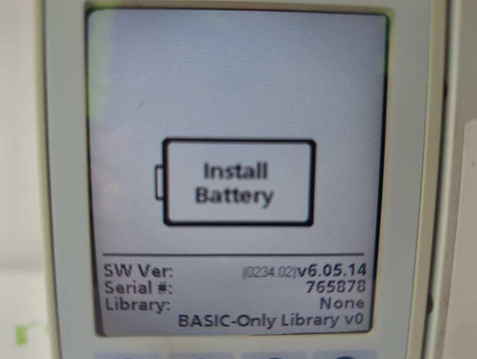 Baxter Sigma Spectrum 6.05.14 without Battery Infusion Pump