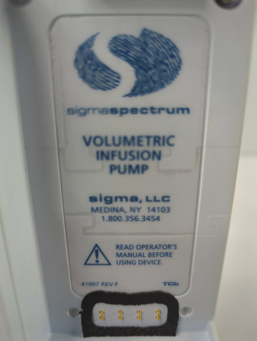 Baxter Sigma Spectrum 6.05.14 without Battery Infusion Pump