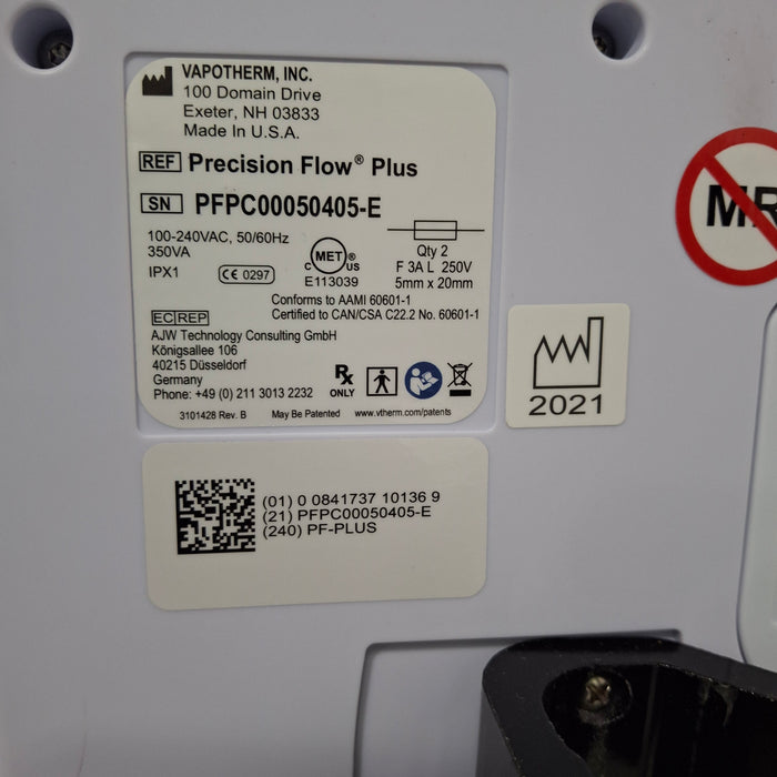 Vapotherm Precision Flow Plus Meter Humidifier