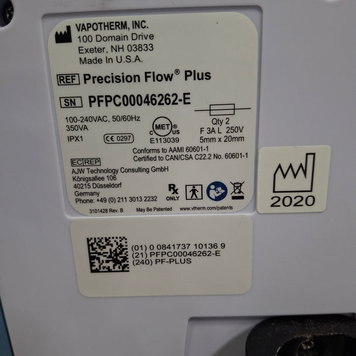 Vapotherm Precision Flow Plus Meter Humidifier