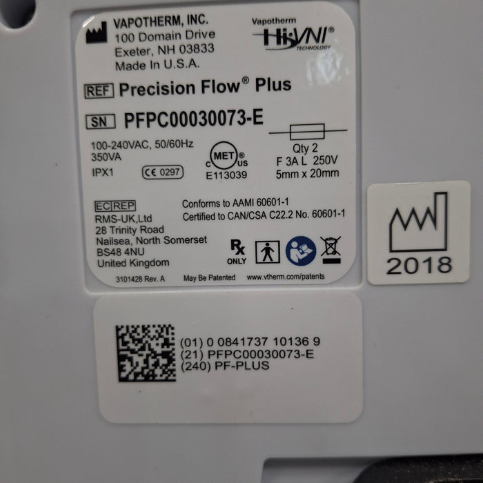 Vapotherm Precision Flow Plus Meter Humidifier