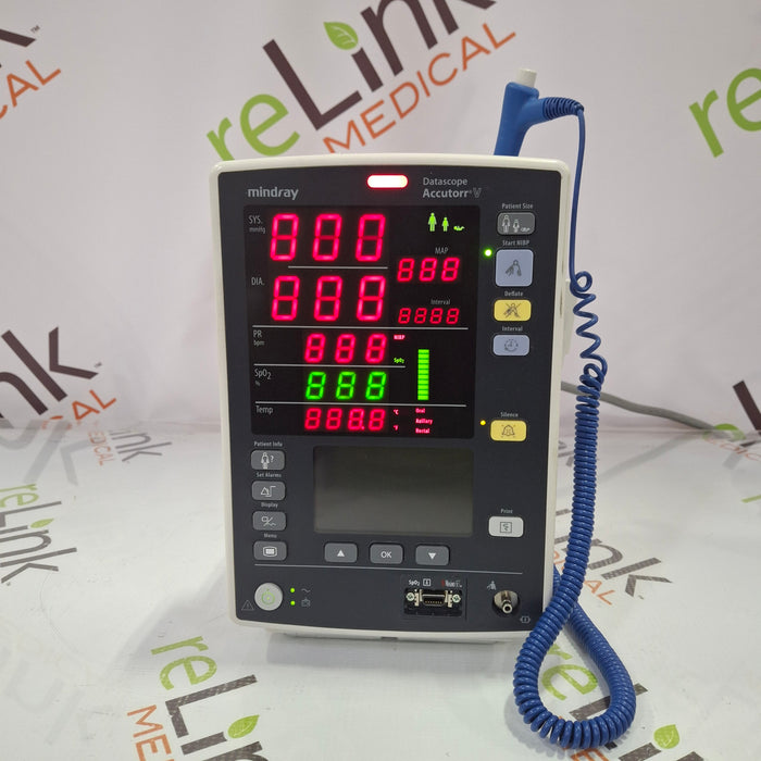 Mindray Datascope Accutorr V Vital Signs Monitor