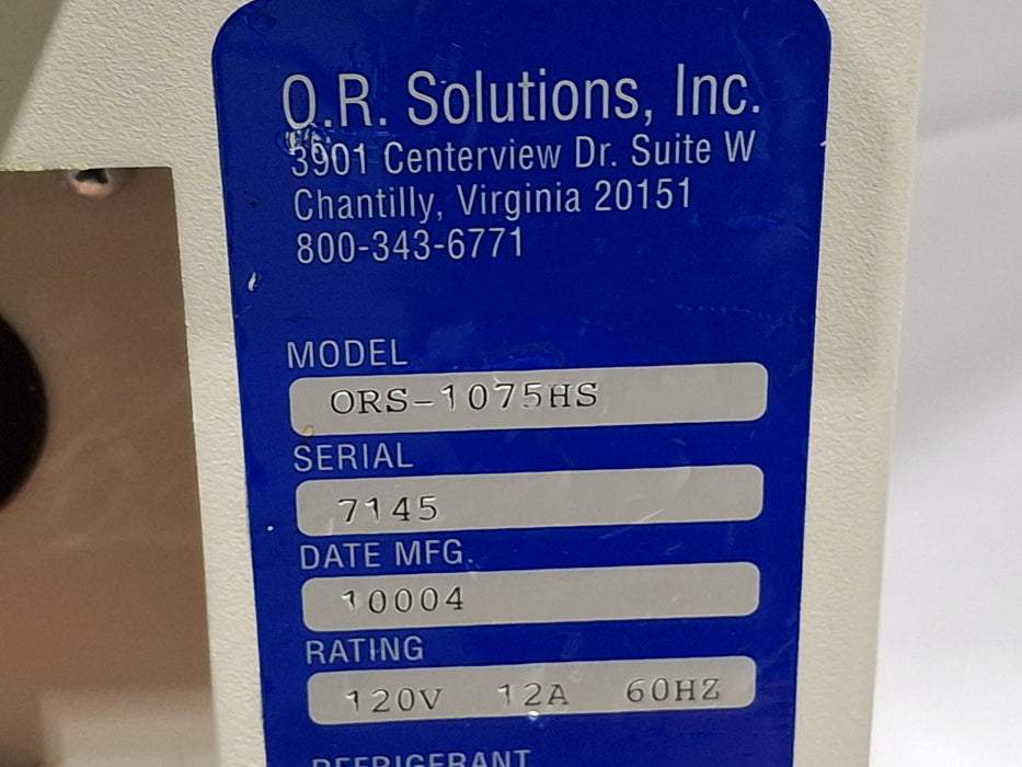 OR Solutions 1075 Hush Slush System