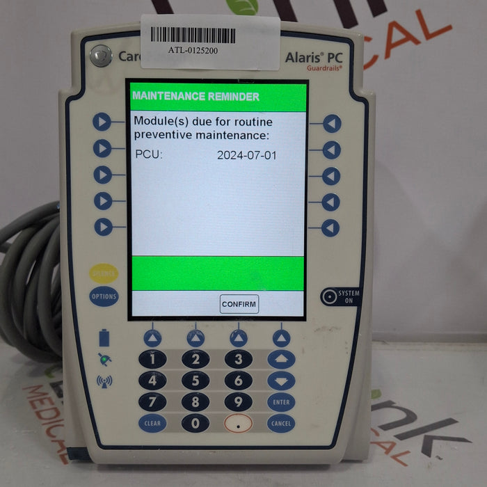 CareFusion Alaris 8015 Large Screen POC Infusion Pump
