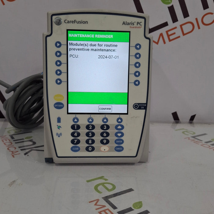 CareFusion Alaris 8015 Large Screen POC Infusion Pump