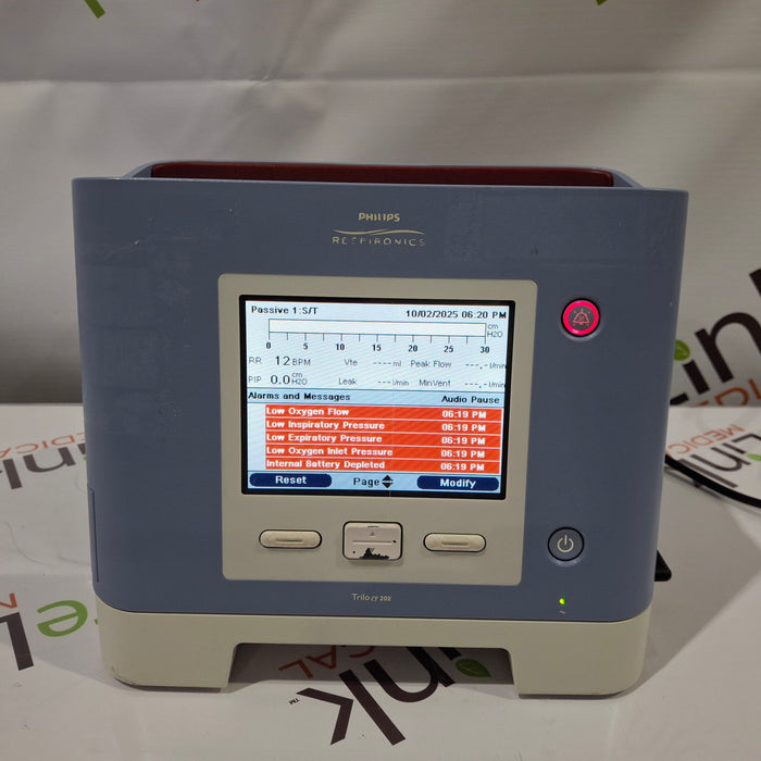 Respironics Trilogy 202 Ventilator