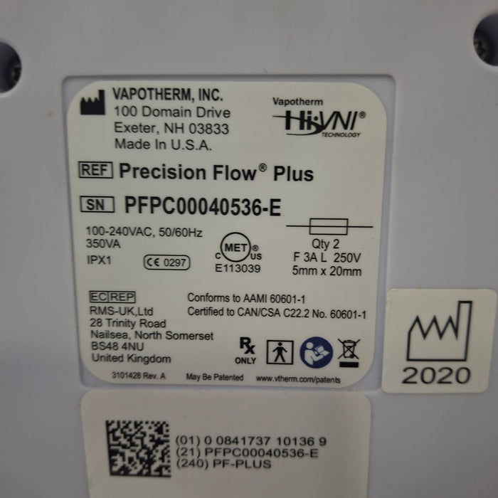 Vapotherm Precision Flow Plus Meter Humidifier