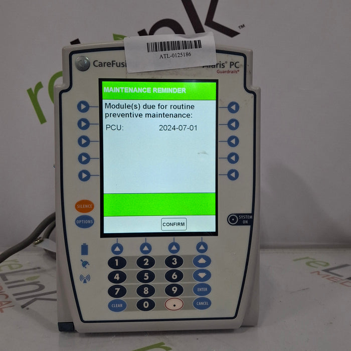 CareFusion Alaris 8015 Large Screen POC Infusion Pump