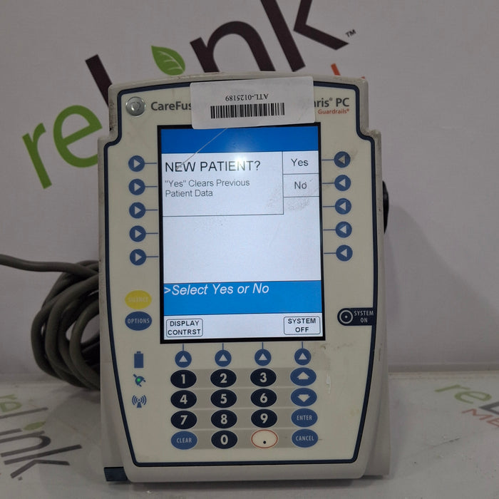 CareFusion Alaris 8015 Large Screen POC Infusion Pump