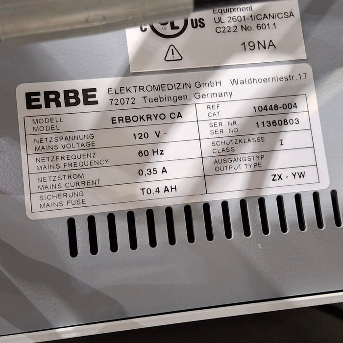 Erbe ErboKryo CA Cryosurgical Unit