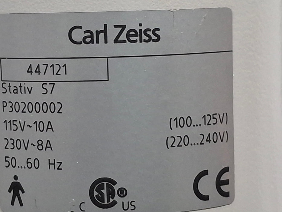 Carl Zeiss OPMI VISU 160 / S7 Surgical Microscope