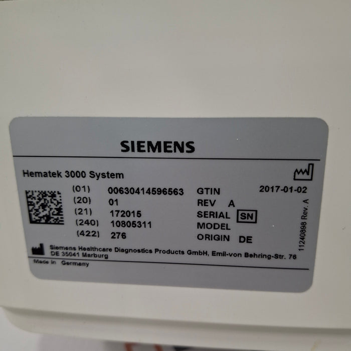 Siemens Hematek 3000 Slide Stainer