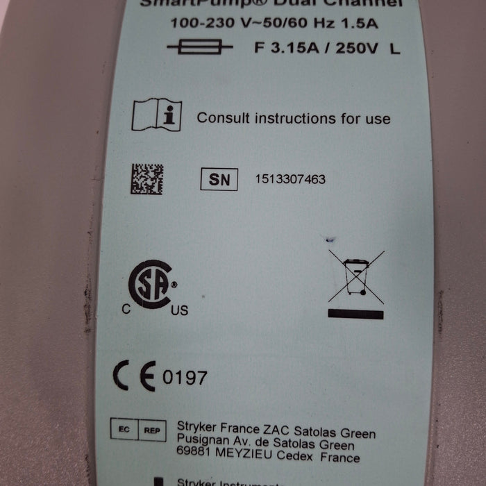 Stryker SmartPump Dual Channel Tourniquet