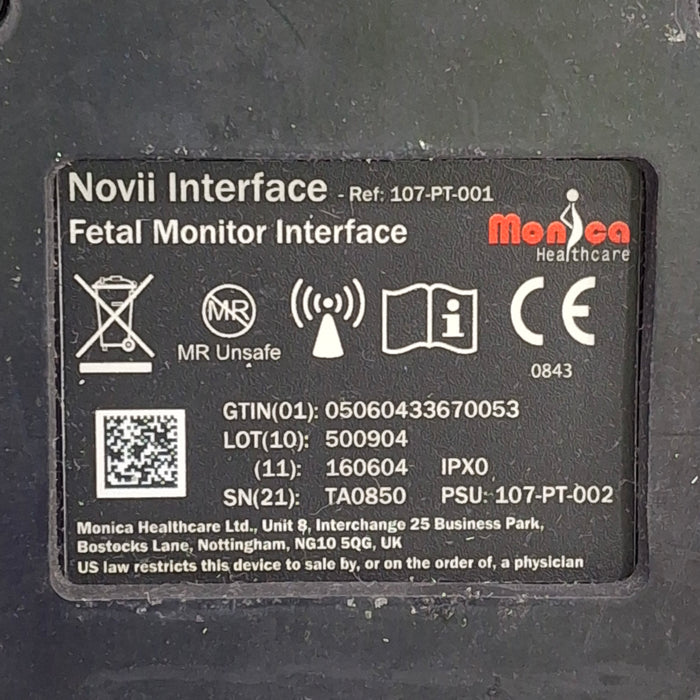 Monica Healthcare Limited 107-PT-001 Fetal Monitor