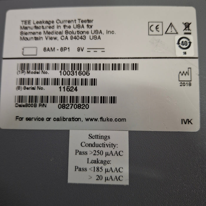 Dale Technology Dale 800B Tee Transducer Leakage Current Tester