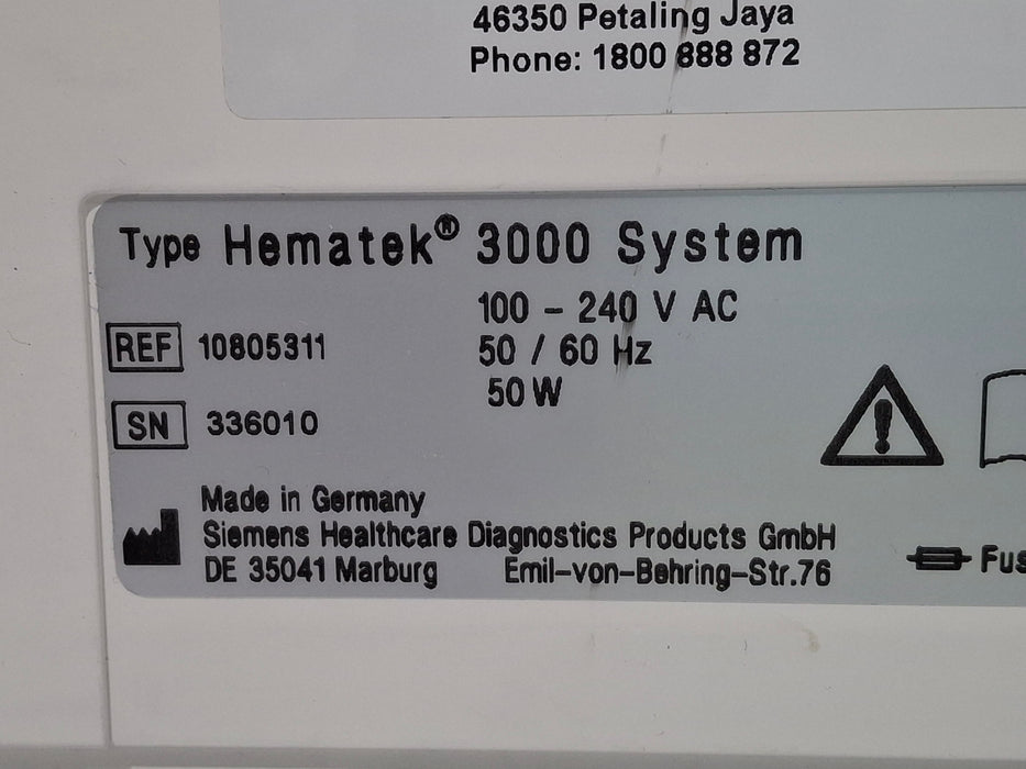 Siemens Hematek 3000 Slide Stainer