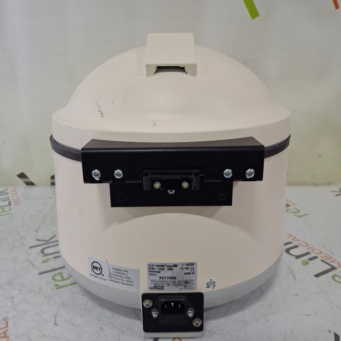 Clay Adams 420352 Sero-fuge 2002 2-Speed Centrifuge