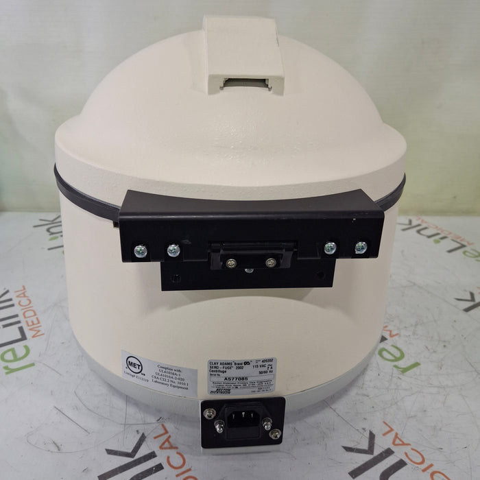 Clay Adams 420352 Sero-fuge 2002 2-Speed Centrifuge