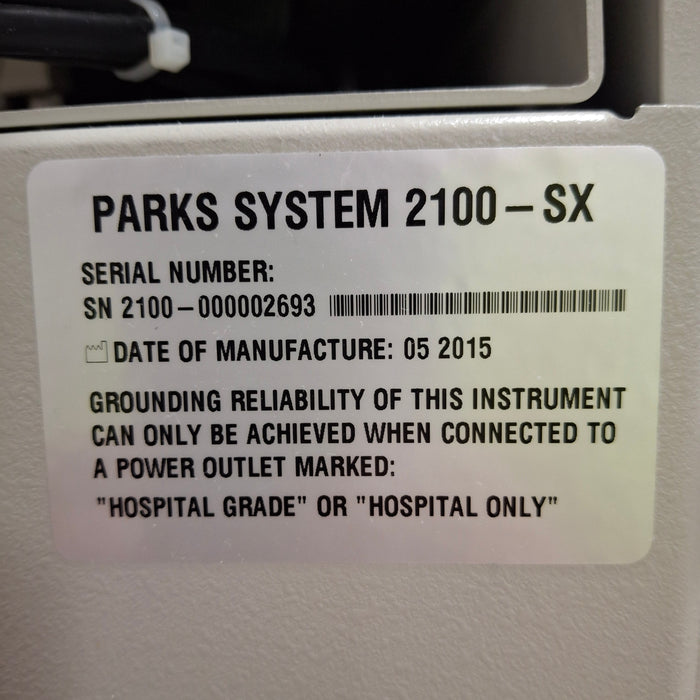 Parks Flo-Lab 2100-SX Vascular System