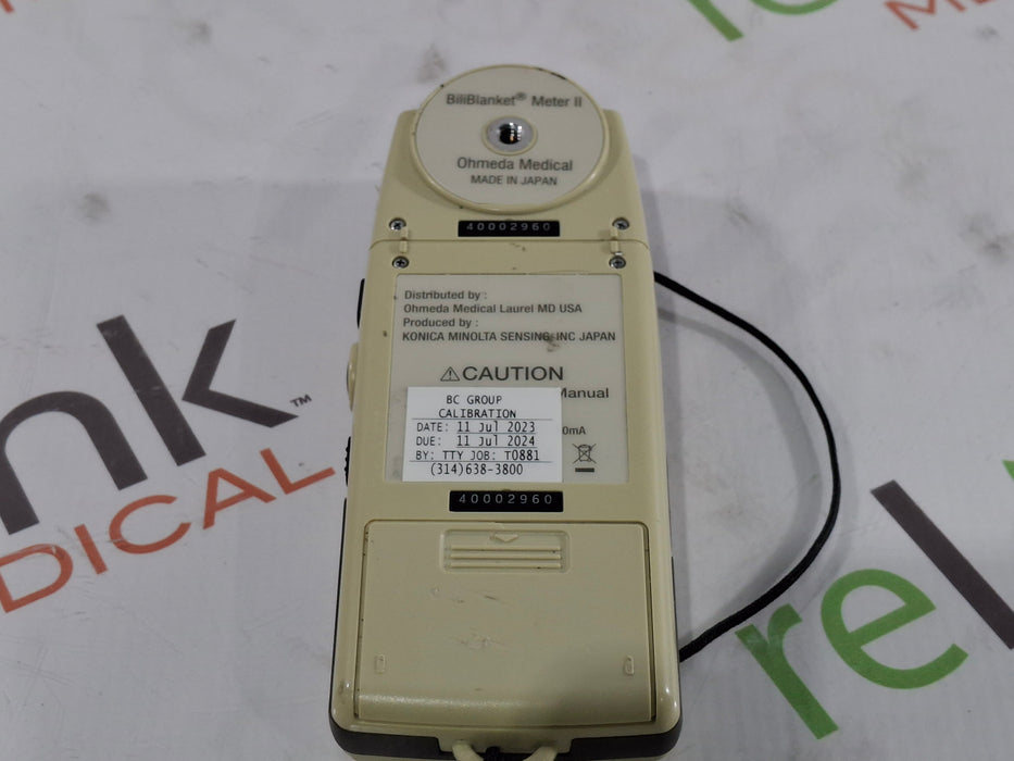 Ohmeda Medical BiliBlanket Meter II Light Meter