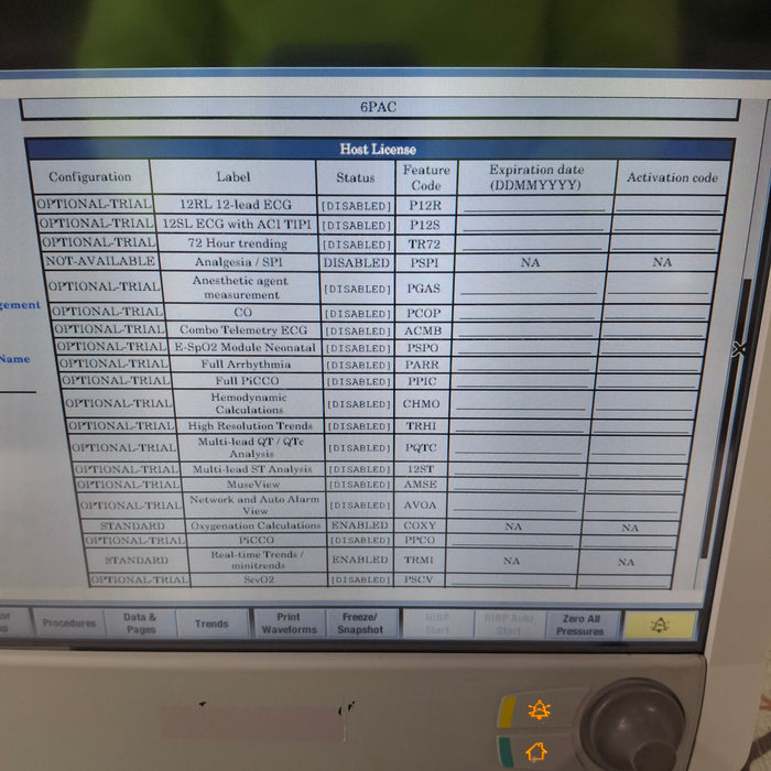 GE Healthcare Carescape B650 Post Anesthesia Care Patient Monitor