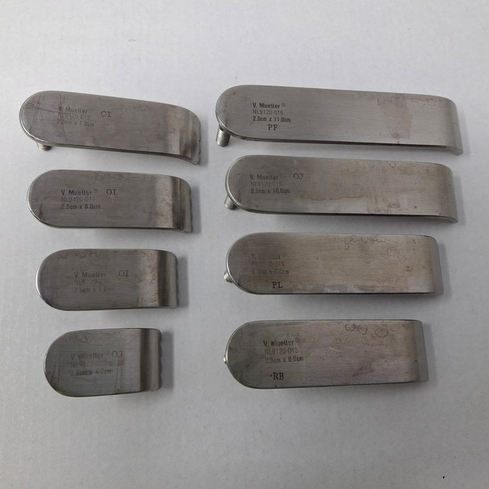 V. Mueller Collis Retractor Blade Set