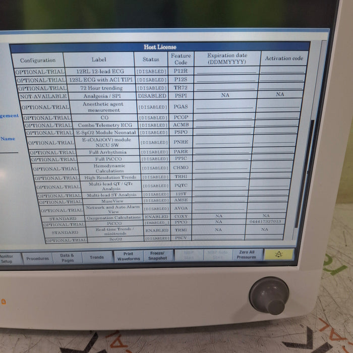 GE Healthcare Carescape B650 Critical Care Patient Monitor