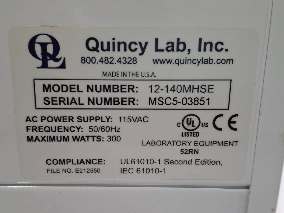 Quincy Labs Medline 12-140MHSE Intelligent Warmer
