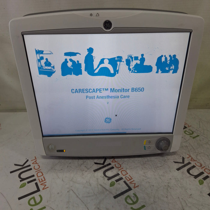GE Healthcare Carescape B650 Anesthesia Care Patient Monitor
