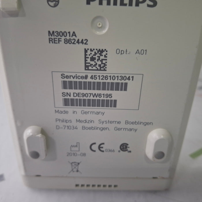 Philips M3001A-A01 Fast SpO2, NIBP, ECG MMS Module