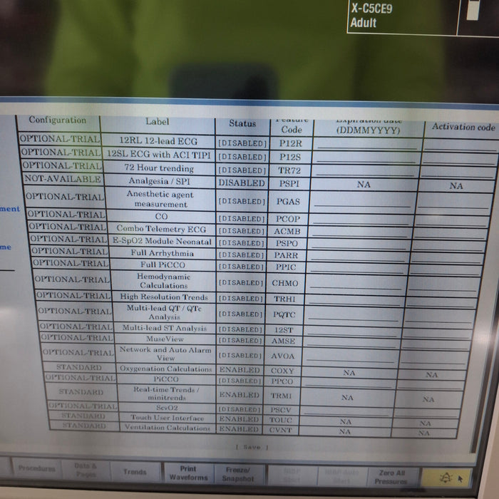 GE Healthcare Carescape B650 Post Anesthesia Care Patient Monitor