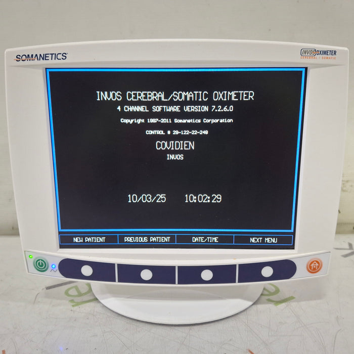 Somanetics Invos 5100C Cerebral Oximeter Monitor